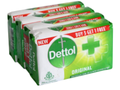 Dettol Original Soap 75G x 4pc