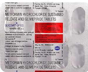 Glycomet Gp 0.5 Mg Tab 1X10