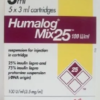 Humalog Mix-25 Cartage
